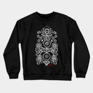 Ukrainian folk traditional embroidery tree. Crewneck Sweatshirt